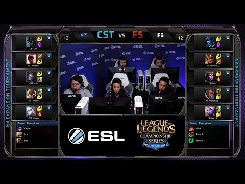 NA LCS Expansion F5 vs CST Game 4 Highlights