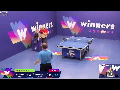 WINners CUP table 2  07.01  Torgachev Igor - Zaporozhets Roman  18:00