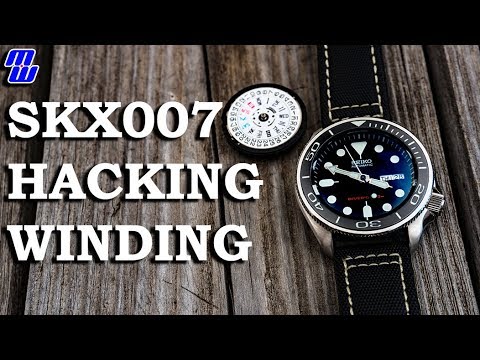 Seiko SKX007 7S26C to NH36A movement swap! (detailed!)
