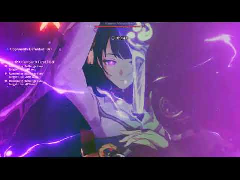 Raiden Shogun on Abyss 3.2 12-3-1