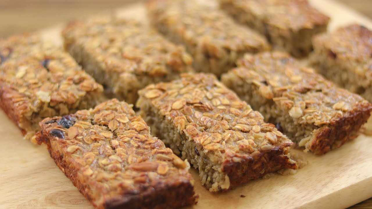 Healthy Oatmeal Bars Recipe (Vegan) The Cooking Foodie
