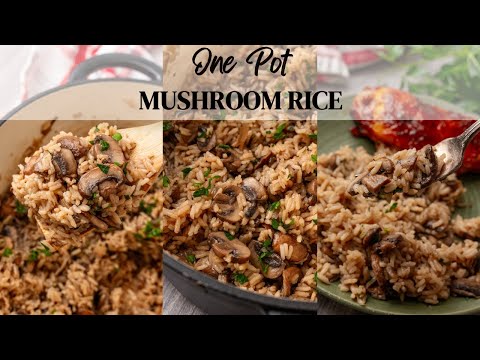 One Pot Mushroom Rice