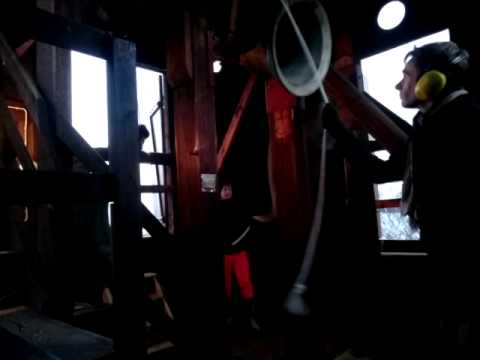 Klockringning i Möja kyrka julafton 2014