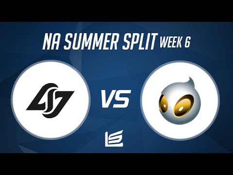 NA LCS 2014 Summer W6D2: Counter Logic Gaming vs Dignitas Highlights