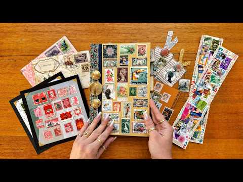 POSTAGE STAMPS Make Tabs | Art Pieces | Bellybands | Bookmarks | Altered Envelopes | Charms & More!