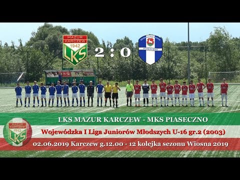 Mazur Karczew 2003 - 12 kolejka (Wiosna 2019)