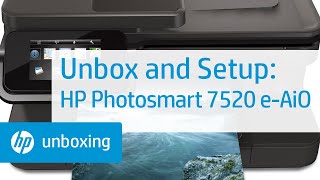 Unboxing and Setting Up the HP Photosmart 7520 e-All-in-One Printer