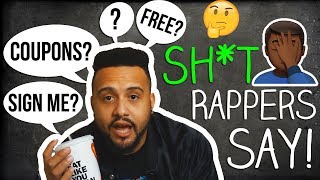 Sh*t Rappers Say To Producers | @CurtissKing (CurtissKingBEATS.com)