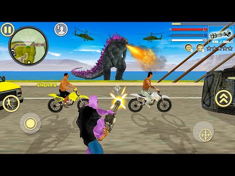 Thanos Rope Hero Vice Town City Crime Simulator #5 - Fun at Miami City - Android Gameplay