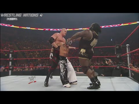 Kane and Mark Henry vs Rey Mysterio and Matt Hardy on Raw
