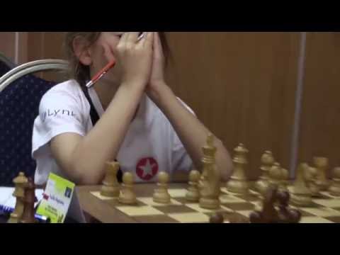 U11  9.4.   Magdalena Pudelko  - Dominik Boba 1/2-1/2