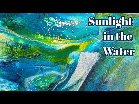 Sunlight in the Water ✨️ Perfecting My Acrylic Transparent Sandwich Pour! WOW!