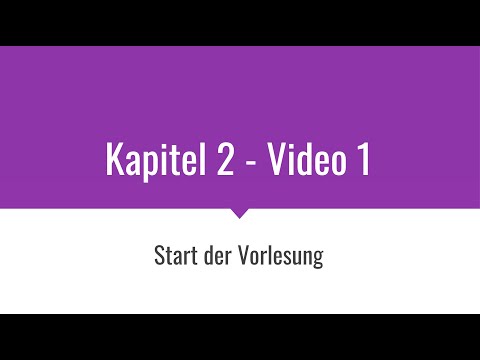 DHBW Java Vorlesung TINF19 - Kapitel 2 - Video 1 - Start der Vorlesung