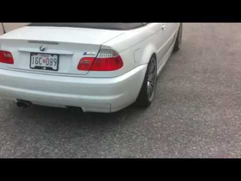 E46 M3 vert dropped on KW Coilovers