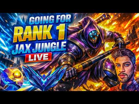 Going for Rank 1 SEA Jax Jungle #leagueoflegends #jax