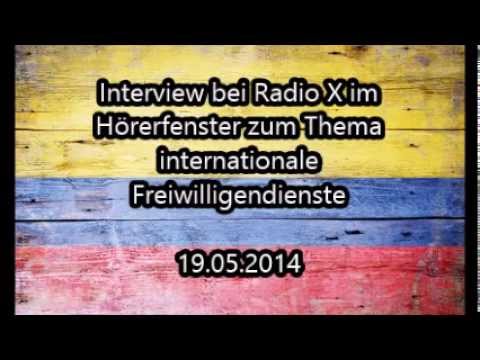 Interview bei Radio X zum Thema "Internationale Freiwilligendienste"