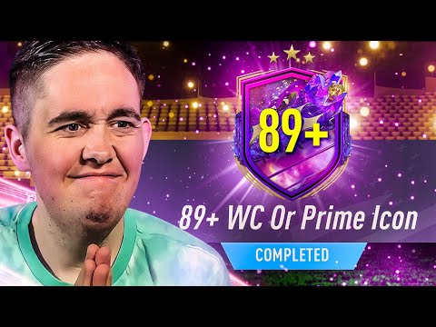So I opened my 89+ PRIME OR WORLD CUP ICON PACK on FIFA 23...