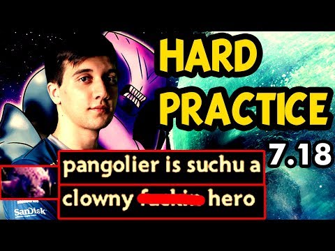 Evil Geniuses Arteezy Ti8 Hard Practice - Morphling & Faceless Void Dota 2 Update 7.18