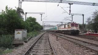 preview picture of video 'First on Youtube..!! The high priority Allahabad Humsafar Express strikes wair at 130 km/hr!!'