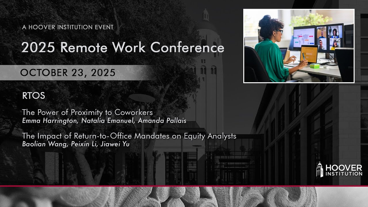 Return-to-Office (RTOs) | Remote Work | Hoover Institution