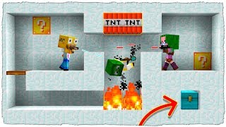 ¡EL HORMIGUERO DE MINECRAFT SE LLENÓ DE NIEVE! ¡BATALLA DE EXCAVACIONES #10
