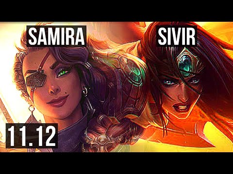 SAMIRA & Pantheon vs SIVIR & Lulu (ADC) | 68% winrate, 5/0/0 | KR Master | v11.12