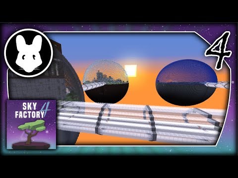 Let's Play Sky Factory: Lost Cities! Ep 4 Barrels, Cauldrons, & Tubs!