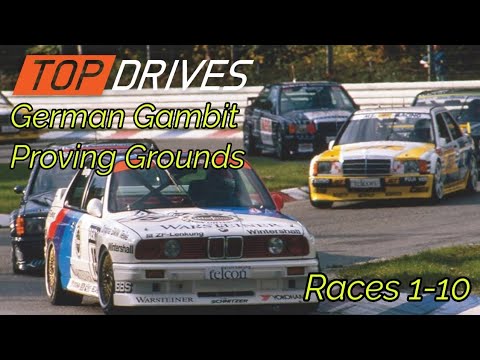 #topdrives German Gambit Proving Grounds Challenge Races 1-10