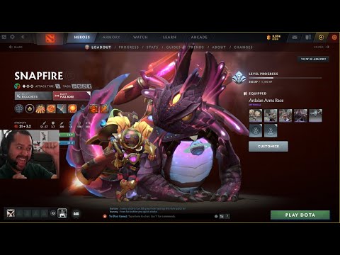 Snapfire get your carry fed Strategy 7.37d Ranked 1 Archon Dota 2 Gameplay Breakdown Support Main
