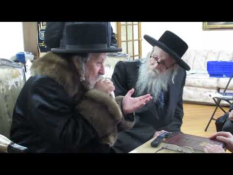 Skolye Rebbe in conversation with Serdahely Rav - Nissan 5783