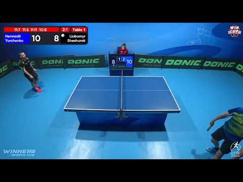 00:30 Hennadii Yurchenko  3 - 1 Liubomyr Sheshurak West 5 WIN CUP 07.12.2022 | TABLE TENNIS WINCUP