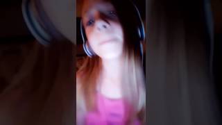 Funny girl singing 24k magic