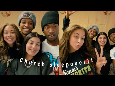 church sleepover!! || bowling, family feud, hot chocolate