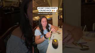 The BEST Diet Coke cruise hack!!! 🥤❤️🙌 #dietcoke #cocacola #cruisehack #cruiseship #disneycruise