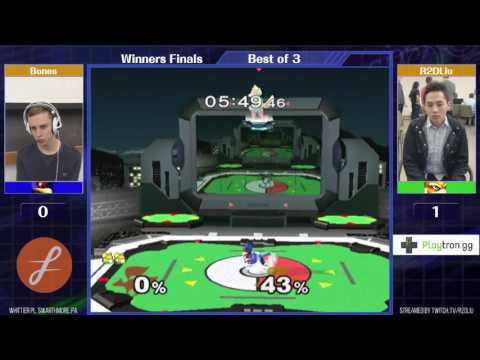 Event Match 14: Bones (Falco/Marth) vs R2DLiu (Fox) - Winners Finals