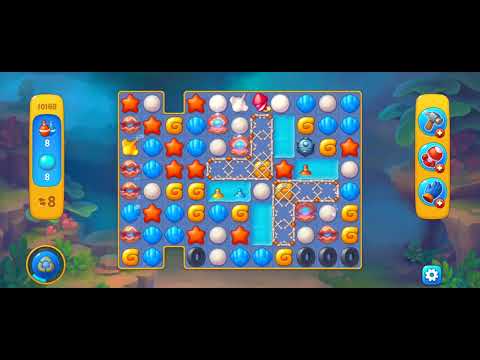 Fishdom Easy Level 10168 (with ingame lightning and firecracker boosters) @choraelmin