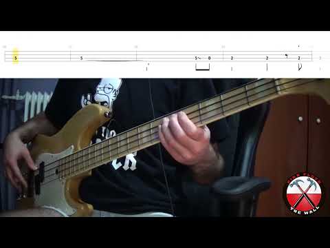 Pink Floyd - Goodbye Blue Sky Bass Cover (With PlayAlong Tab)