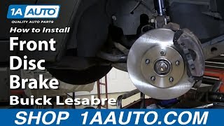 How to Replace Front Brakes 96-99 Buick LeSabre
