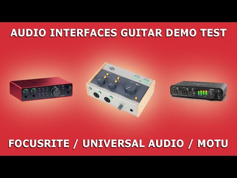 AUDIO INTEFACES COMPARISON  | FOCUSRITE 2i2 / UNIVERSAL AUDIO VOLT / MOTU M4