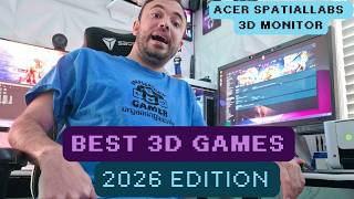 ACER SpatialLabs Predator 3D 4K Gaming Monitor | Top 12 Best 3D Games To Play On The Monitor 2026!