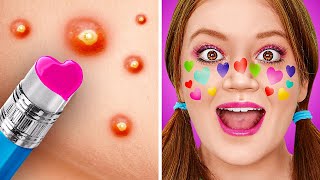 MIND-BLOWING BEAUTY HACKS || Smart Makeover Tricks! How to Get The Perfect Look by 123 GO! SCHOOL