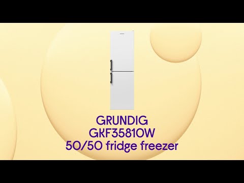 Grundig GKF35810W 50/50 Fridge Freezer - White - Product Overview