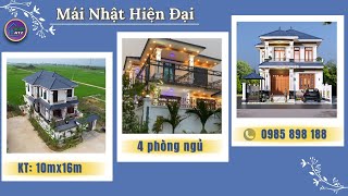 Tham quan nhà mái nhật hiện đại 4 phòng ngủ ATZ số 331