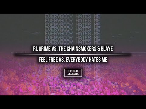 Feel Free vs  Everybody Hates Me (The Chainsmokers Mashup)