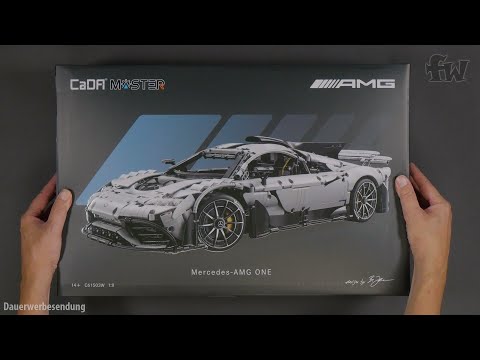 Unboxing CaDA Mercedes-AMG ONE 1:8 - C61503W