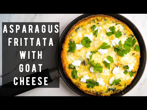 Asparagus & Goat Cheese Frittata