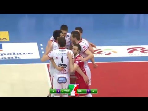 Superlega A1: Highlights  Diatec Trentino - Revivre Milano 3-1