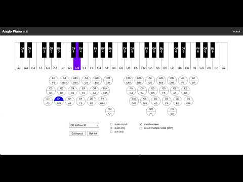 Anglo Piano: web based tool for Anglo concertina players