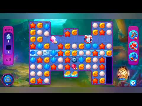 Fishdom, 10444 level,no Booster - 10444 уровень, прохождение без бустеров.