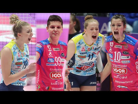 ALL "MEGA RALLY" of the Semifinal Conegliano - Novara | Coppa Italia Frecciarossa 2023